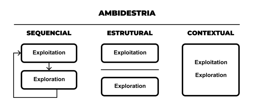 tipos de ambidestria organizacional